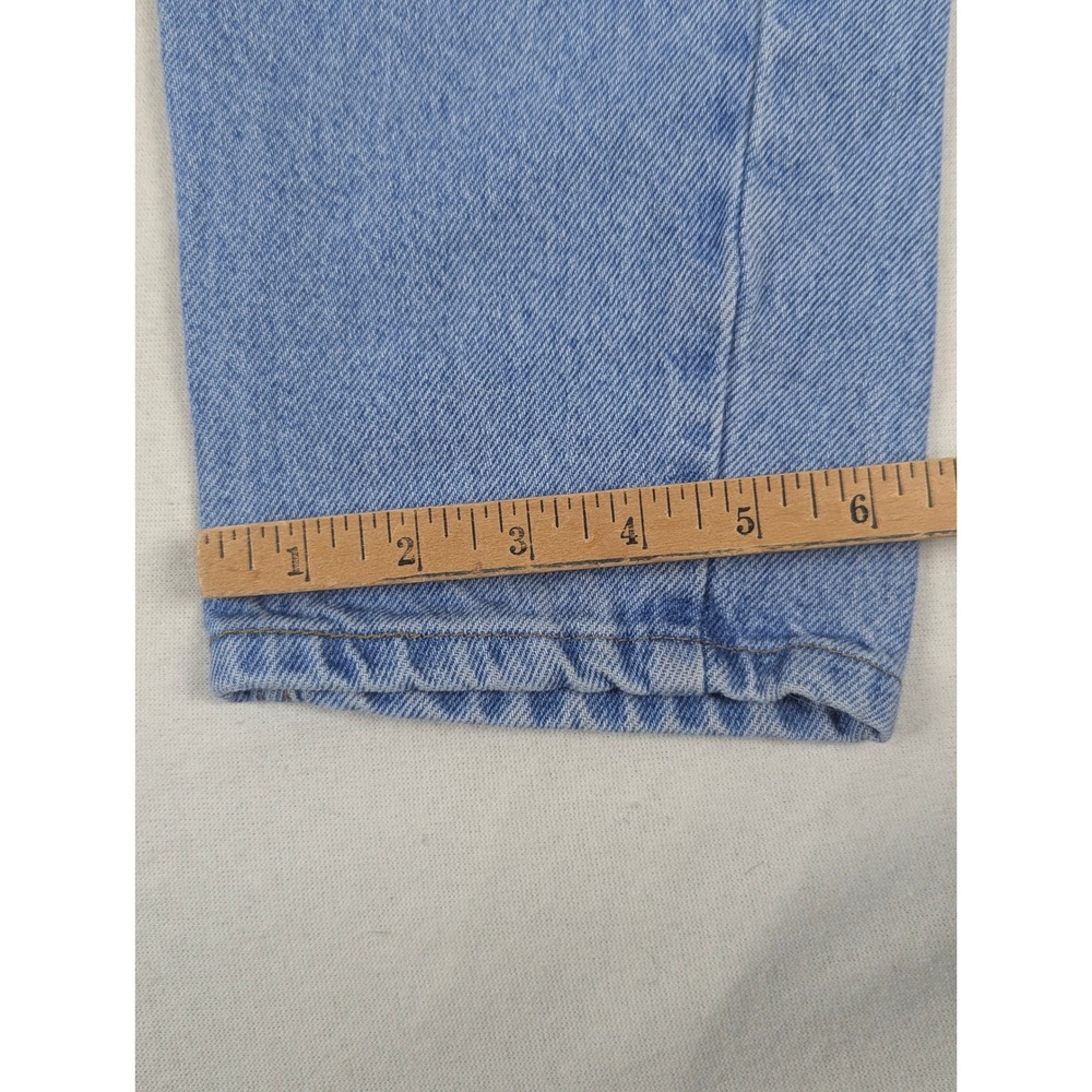 Riders by Lee Light Wash High Waisted Mom Jeans Tapered Leg Blue Denim 28x29 - Picture 9 of 14